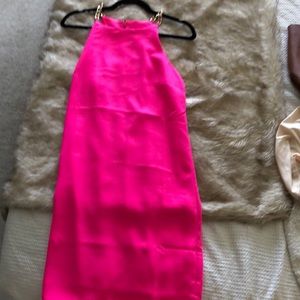 Never worm Lily Pulizter hot pink dress